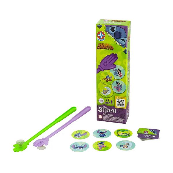 Jogo Tapa Certo Stitch Original - Infantil e Divertido