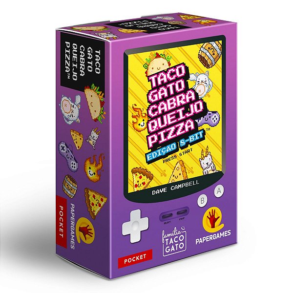 Taco Gato Cabra Queijo Pizza: Edição 8-Bit Papergames