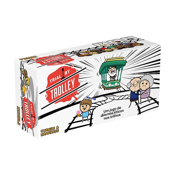 Trial by Trolley Jogo de de Tabuleiro Boardgames Galápagos