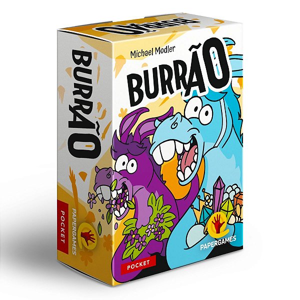 Burrão Jogo de Cartas Engraçado e Humor Divertido Papergames