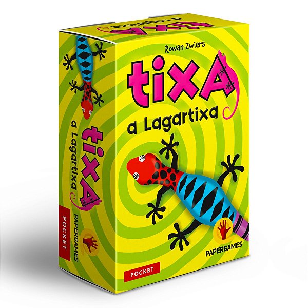 Tixa a Lagartixa Jogo de Cartas Infantil Divertido Pocket
