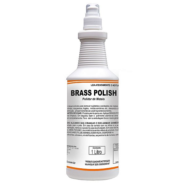 Polidor de Metais Brass Polish 1lt Spartan