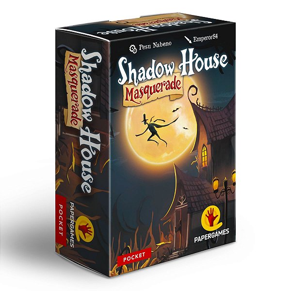Shadow House Masquerade Jogo Investigativo Blefe Cartas