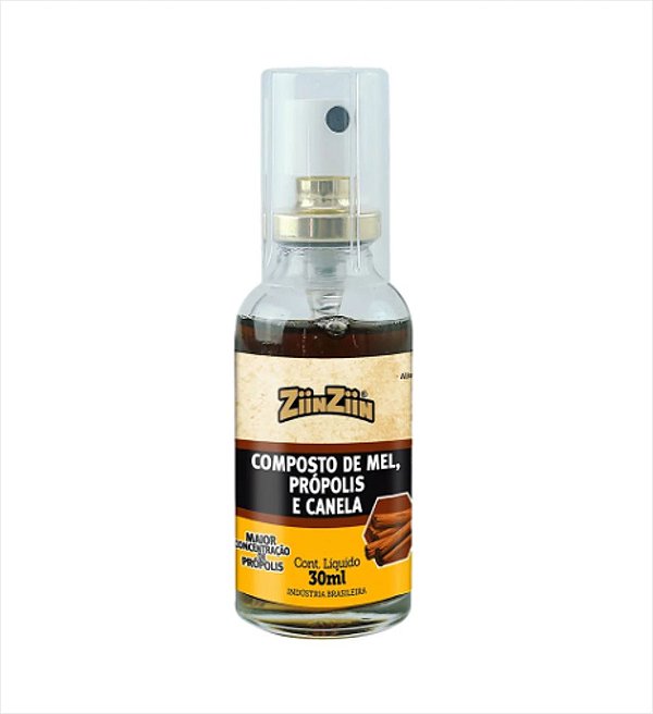 Spray Canela e Própolis 30ml - Ziinziin