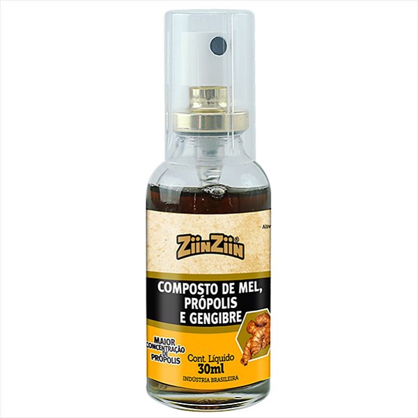 Spray Gengibre e Própolis 30ml - Ziinziin