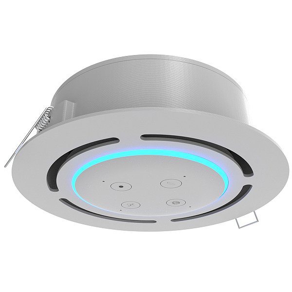 Suporte Embutir Teto Circular Alexa Echo Dot 3ª Geração
