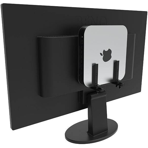 Suporte Monitor VESA Preto Desktop Dell, Mac Mini, Notebook