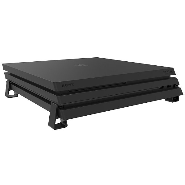 Suporte Horizontal Mesa Preto PS4 Pro com Elevação Pezinho