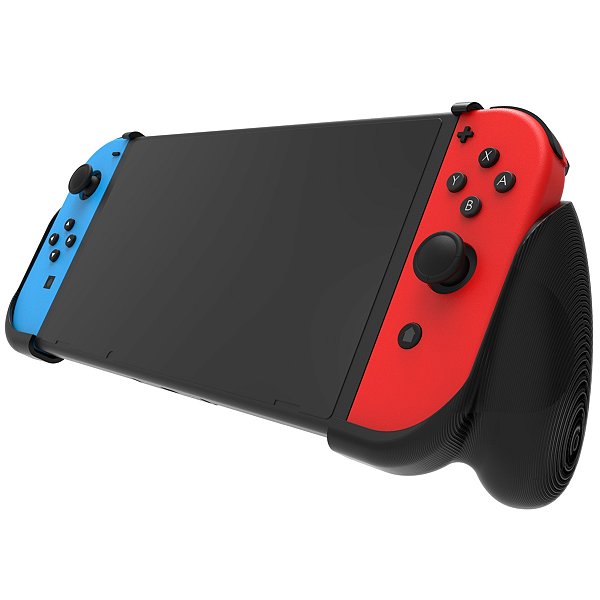 Suporte Joy Con Comfort Grip Controle Nintendo Switch Preto
