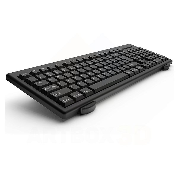 Suporte Preto p/ Teclado de Computador Apoio Ergonômico