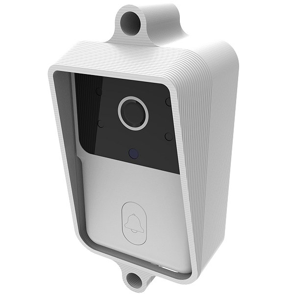 Case AntiVandalismo Branco p/ Campainha Xtronix X9 e Tuya M9