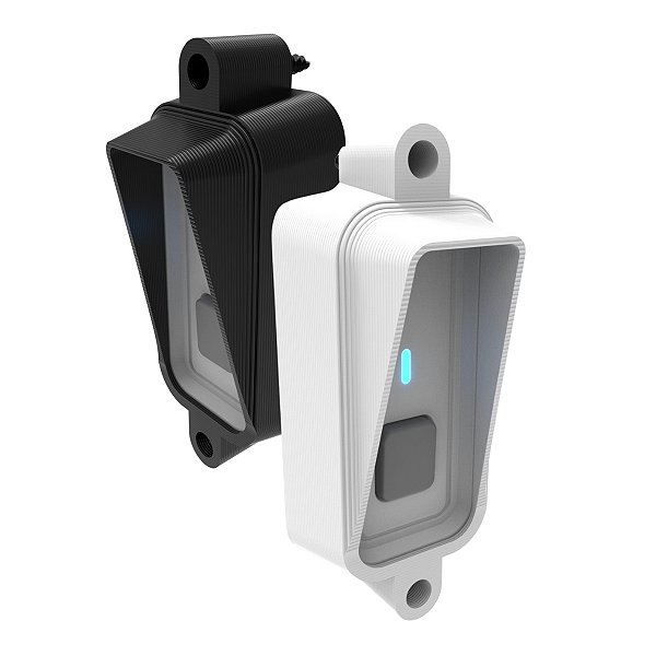 Case AntiVandalismo Preto p/ Campainha Intelbras CIB 101