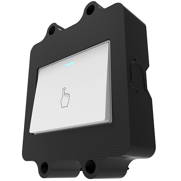 Case AntiVandalismo Preto Botão Acionador Intelbras BT2001