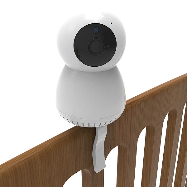 Suporte Presilha Branco p/ Fixar Câmera Berço i2GO Wi-Fi
