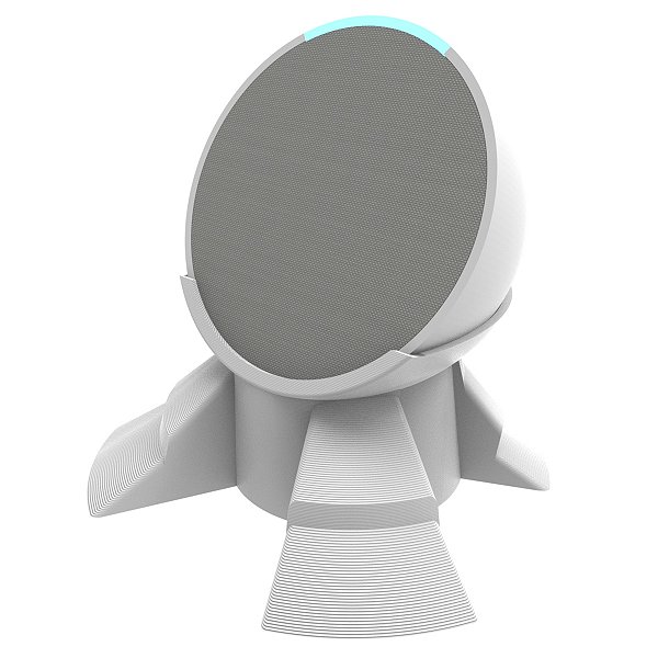 Suporte Mesa Branco Amazon Alexa Echo Pop Robozinho The Vox