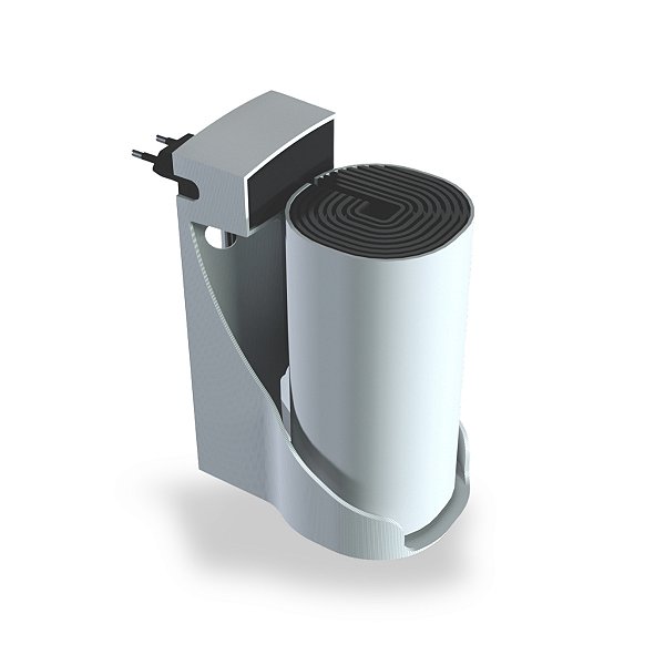 Suporte de Tomada Branco p/ Roteador Wi-Fi Tp-Link Deco M4R