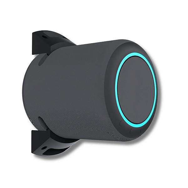 Suporte Teto e Parede Preto p/ Amazon Alexa Echo Studio