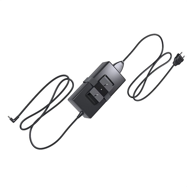 Suporte Base Apoio para Fixar Fonte do Notebook Monitor Embaixo Sob a Mesa - Preto