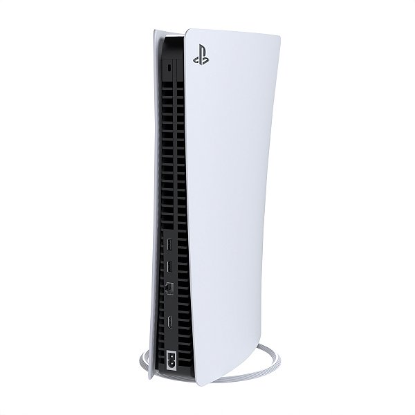 Suporte Base Vertical Mesa Branco Compatível Playstation 5 Ps5 e Ps5 Slim