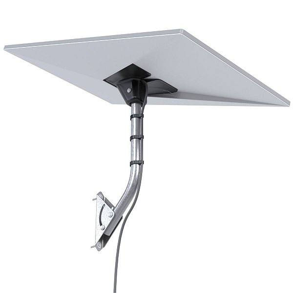 Suporte Externo Articulado de Parede Laje Telhado Compatível com Antena de Internet Starlink 3ª Geração