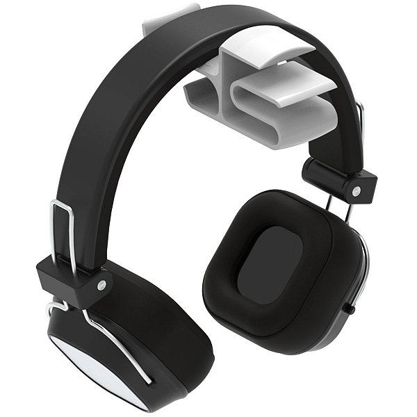 Suporte de Mesa 1 a 2cm Branco para Headset Gamer Headphone Fone De Ouvido