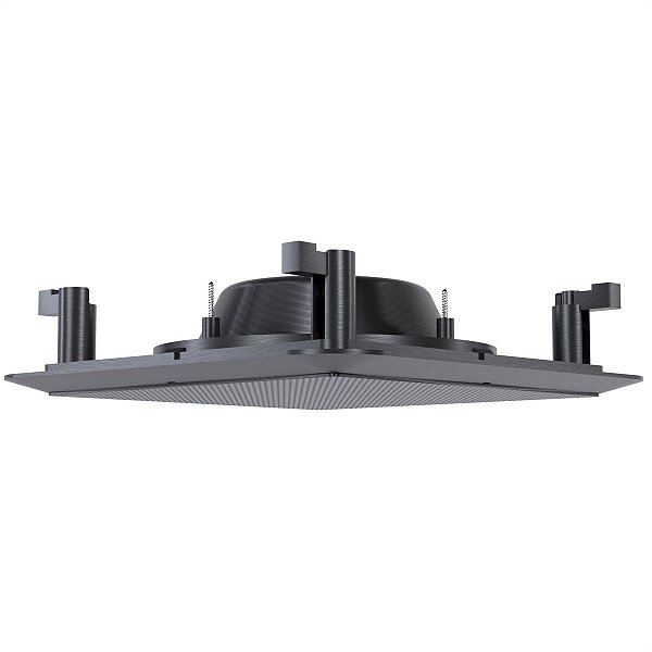 Arandela Suporte de Embutir no Teto Preto Linha Lux Para Alexa Echo Dot 3