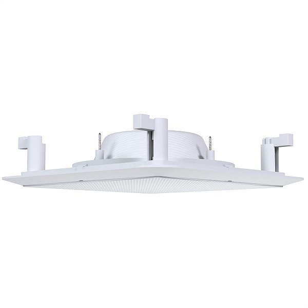 Arandela Suporte de Embutir no Teto Branco Linha Lux Para Alexa Echo Dot 3