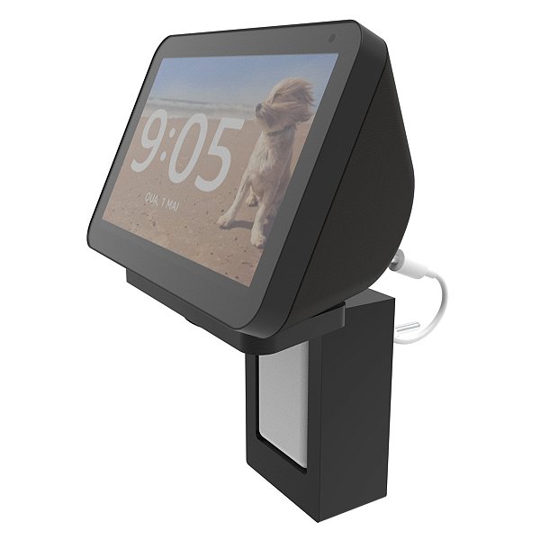 Suporte De Parede Tomada Compatível Alexa Echo Show 5 Novo