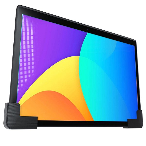 Suporte Stand De Parede Fixo Preto Compatível Com Tablet Universal