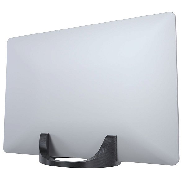 Suporte De Mesa Preto P/ Macbook Air Pro 11 13 15 Fechado Monitor