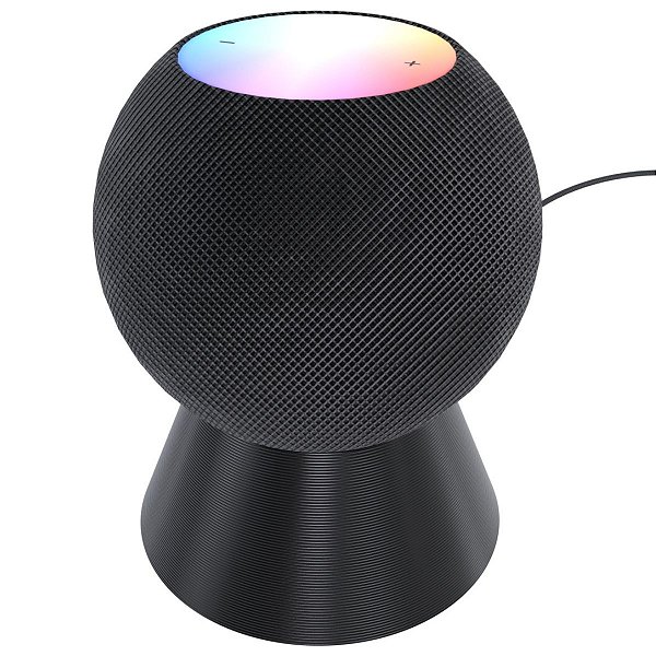 Suporte Base Elevação De Mesa Preto Compatível Apple Homepod Mini