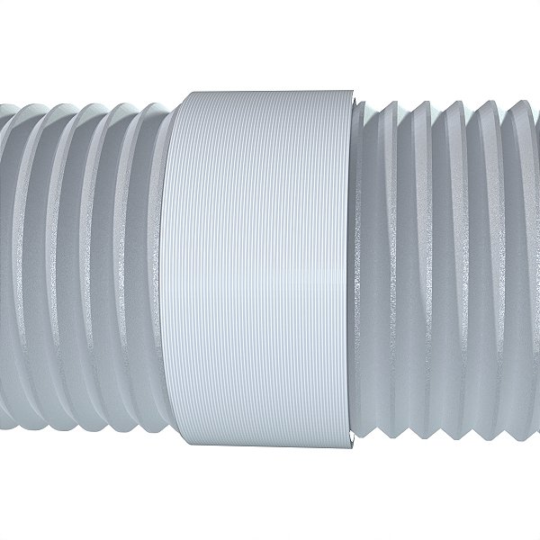 Extensor Emenda de Duto Ar Condicionado - Adaptador 15cm