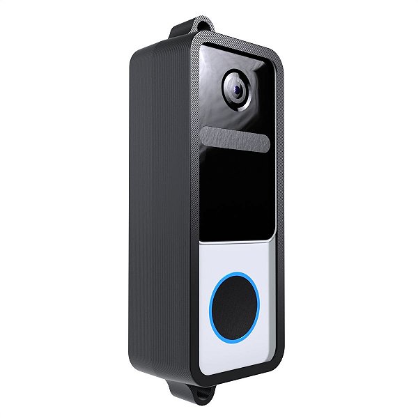 Protetor de Parede Preto Porteiro Campainha Aosu Video Doorbell Se V8e