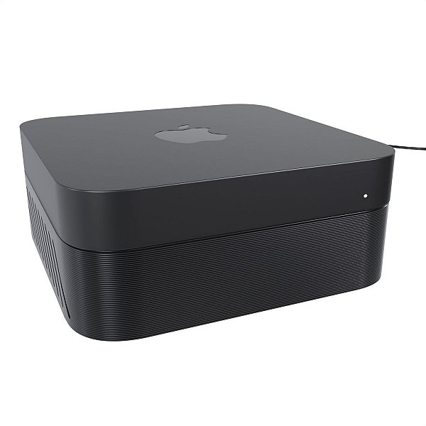 Suporte De Mesa Preto Compatível Apple Mac Mini 2018 Modelo A1993