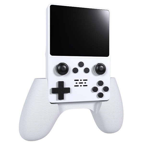 Suporte Handhelp Comfort Grip Branco Para Console Anbernic R35s R36