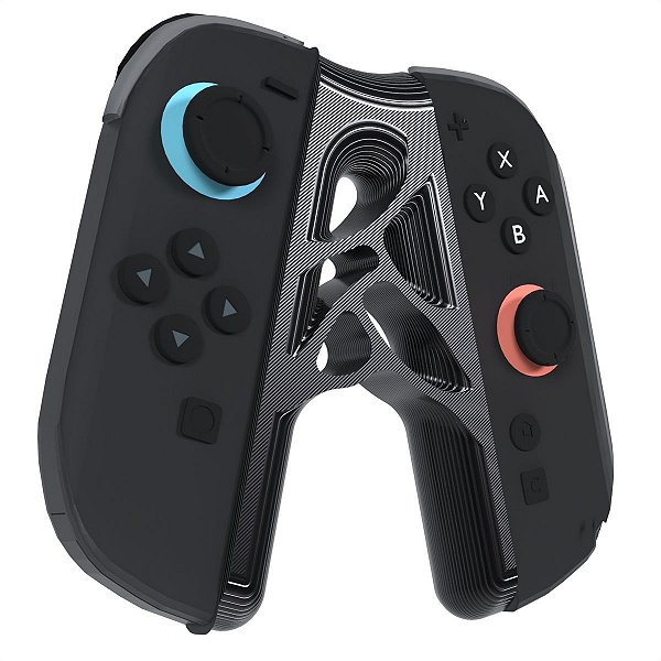 Suporte Grip Preto Compatível Controle Joycon Nintendo Switch 2