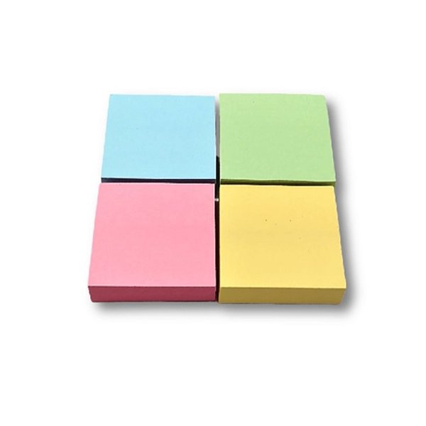 Bloco de Notas Adesivas 38x38mm 400fls Tons Pastéis