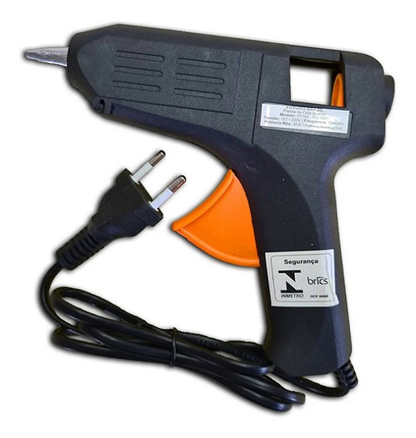 Pistola para Cola Quente Fina 20W Bivolt