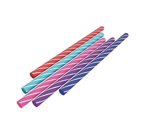 Borracha Escolar Cis Spiro Stick Jogo C/5 Cores 16cm