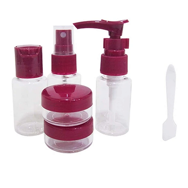 Kit Frascos Para Viagem 7 Peças