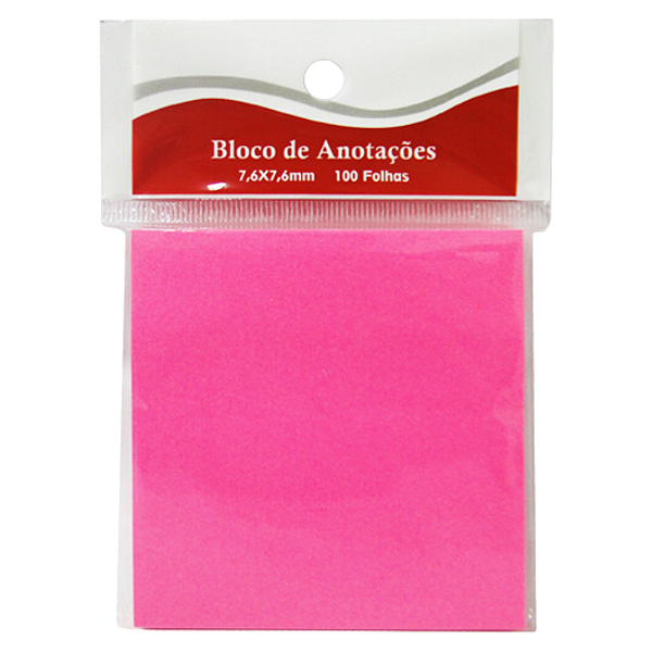 Bloco Autoadesivo 76x76mm 100 folhas