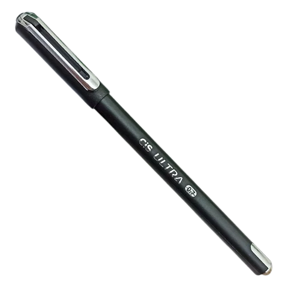 Caneta Esferográfica Ponta Fina 0.7 Preta Cis Ultra 2x Mais Tinta