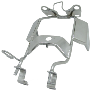 SUPORTE CARCAÇA FAROL FAN 125 2005 A 2008 CROMADO