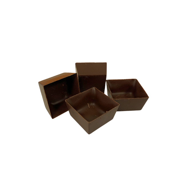 Base Quadrada de Chocolate Meio Amargo