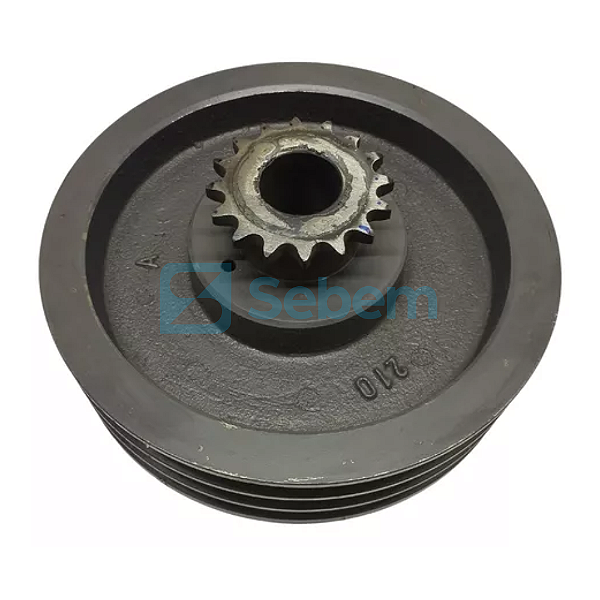 Conjunto Menor Polia Transmissão Amassadeira Espiral AE 40 GPaniz