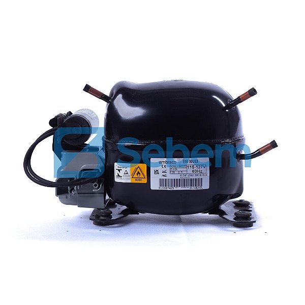Compressor Embraco EMI90UEX 127V 60Hz R290 1/4+ HP