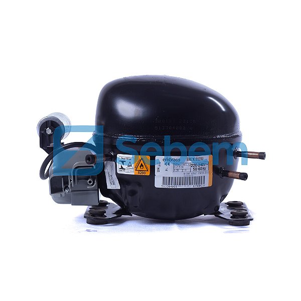 Compressor Embraco EM2X3121U 220V 50/60Hz R290 1/3 HP