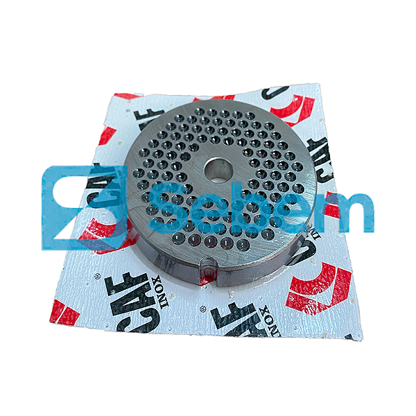Disco Peneira Máquina de Picar Moer Carne Boca 22 Inox Furo 5mm CAF