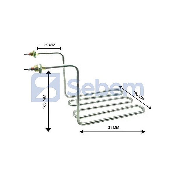 Resistência Elétrica Fritador Fritadeira 3000w 220v Sebem Universal 5L
