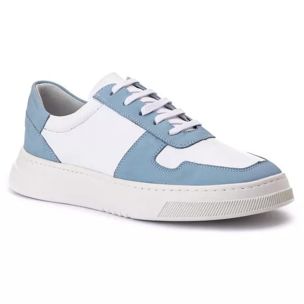 Tenis Casual Rio Branco Céu Azul Couro Legítimo